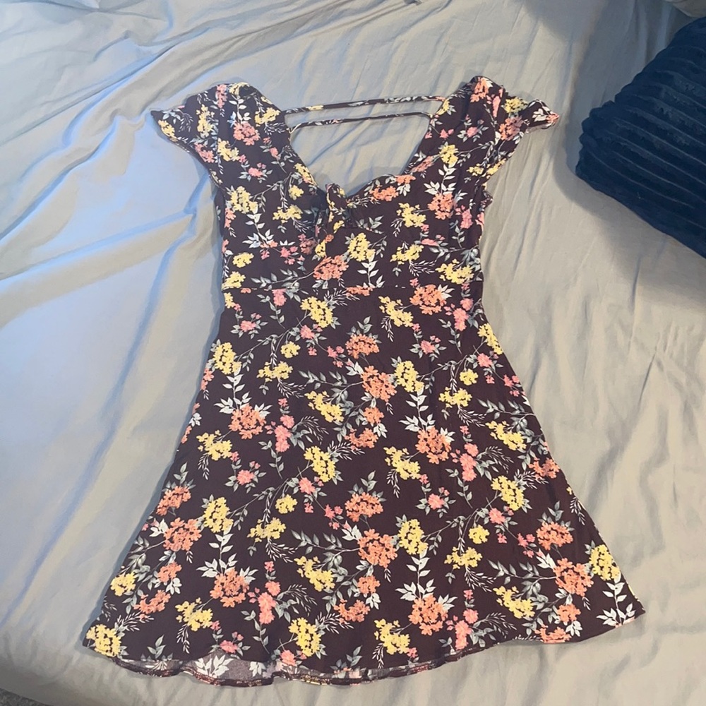 Maroon summer dress